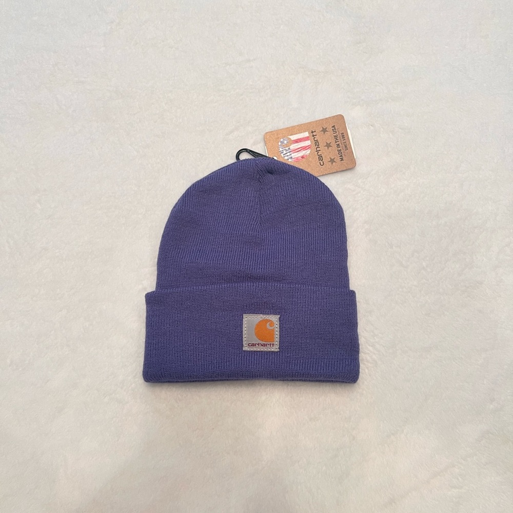 Brand new kids carhartt purple beanie